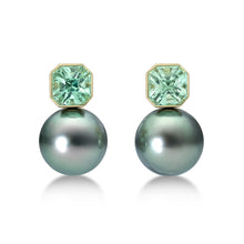 Load image into Gallery viewer, Green Tahitian Pearl Tourmaline