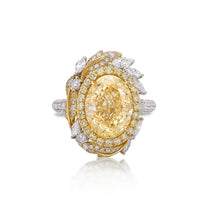 Load image into Gallery viewer, Fancy Yellow Diamond Ring