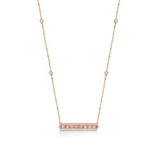 Load image into Gallery viewer, Diamond Pink Necklace