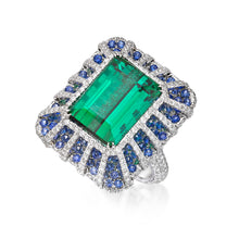 Load image into Gallery viewer, Green Tourmaline Ring
