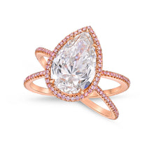 Load image into Gallery viewer, Pear Shape Diamond Ring