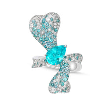 Load image into Gallery viewer, Paraiba Ribbon Ring