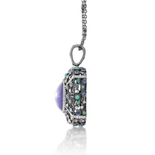 Load image into Gallery viewer, Lavender Star Sapphire Necklace