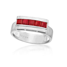 Load image into Gallery viewer, Men's Interchangeable Ruby Ring