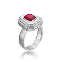 Load image into Gallery viewer, Men's Interchangeable Ruby Ring