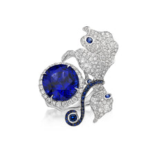 Load image into Gallery viewer, Tanzanite Diamond Ring