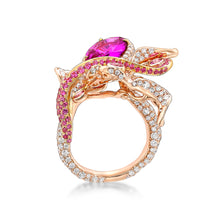 Load image into Gallery viewer, Pink Sapphire Diamond Ring
