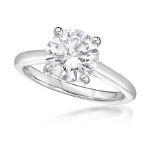 Load image into Gallery viewer, Four Round Prongs Diamond Ring