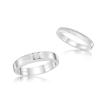 Load image into Gallery viewer, Couple's Diamond Wedding Bands