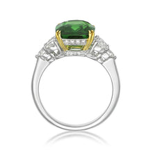 Load image into Gallery viewer, Tsavorite Diamond Ring