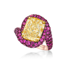 Load image into Gallery viewer, Fancy Yellow Diamond Ring