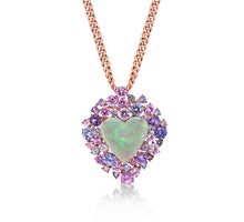 Load image into Gallery viewer, Heart Shape Australian Crystal Opal

