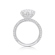 Load image into Gallery viewer, Round Brilliant Diamond Domed Ring