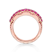 Load image into Gallery viewer, Pink Sapphire Petal Ring