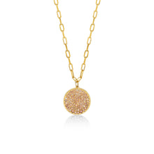Load image into Gallery viewer, Double-Sided Colorless And Brown Diamond Necklace