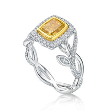 Load image into Gallery viewer, Fancy Yellow Diamond Ring