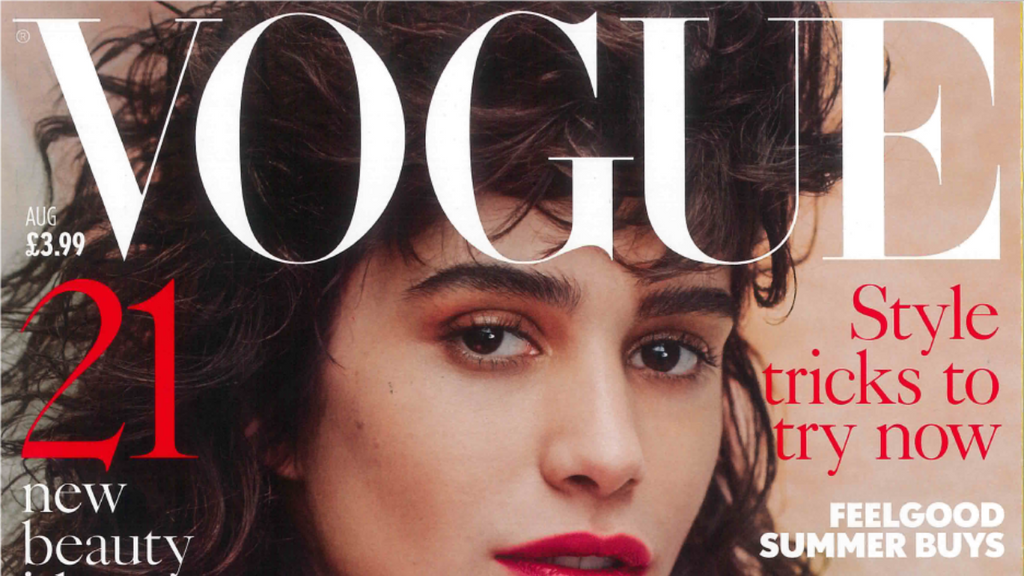 British Vogue, August 2017