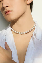 将图像加载到图库查看器中，Signature Pearl Diamond Neck Cuff
