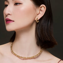 Load image into Gallery viewer, Signature Diamond Hoop Earrings
