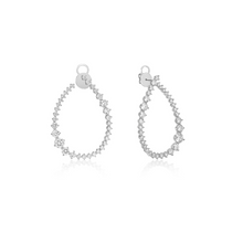 Load image into Gallery viewer, Pear Shape Diamond Earrings
