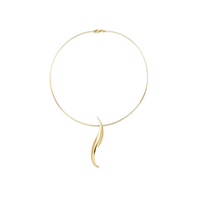 Load image into Gallery viewer, Gold Ribbon Necklace
