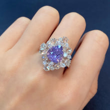 Load image into Gallery viewer, Lavender Spinel Diamond Ring
