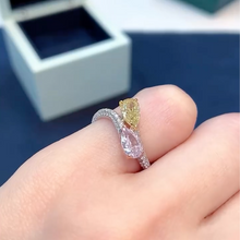 Load image into Gallery viewer, Fancy Colored Diamond Ring
