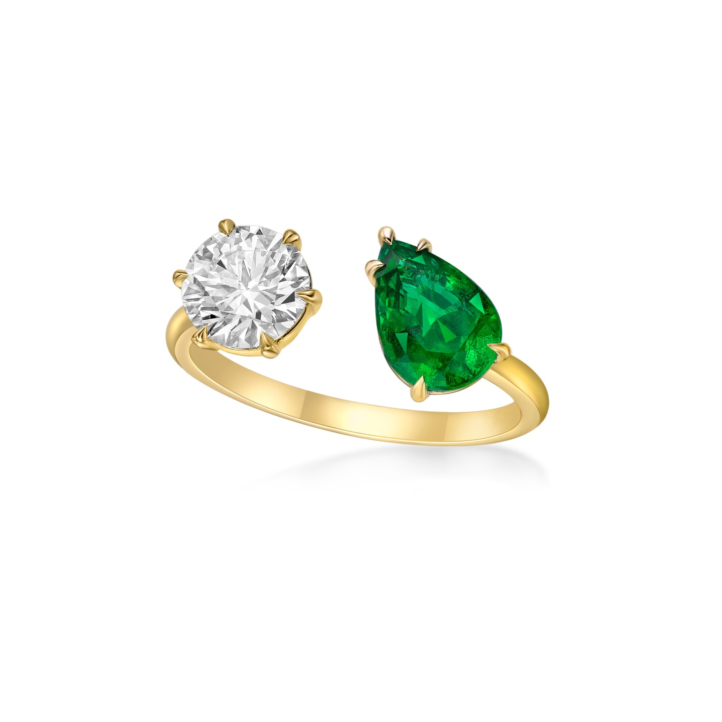 Emerald Diamond Ring