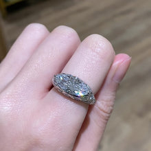 Load and play video in Gallery viewer, Marquise Diamond Signet Ring
