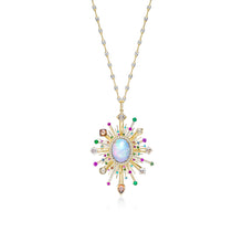 将图像加载到图库查看器中，Galaxy Opal Necklace
