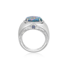 Load image into Gallery viewer, Black Opal Alexandrite Diamond Ring
