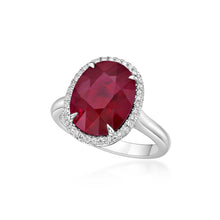 将图像加载到图库查看器中，Ruby Diamond Ring
