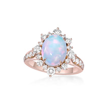 将图像加载到图库查看器中，Opal Diamond Ring
