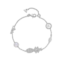 Load image into Gallery viewer, MATSYA Fish Moon Stone Diamond Bracelet

