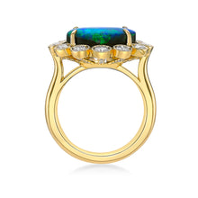 Load image into Gallery viewer, Black Opal Diamond Ring
