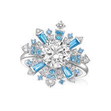 Load image into Gallery viewer, Aquamarine Diamond Ring
