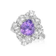 Load image into Gallery viewer, Lavender Spinel Diamond Ring
