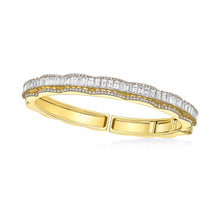 Load image into Gallery viewer, Diamond Petal Bangle
