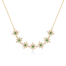 Load image into Gallery viewer, Tsavorite &amp; Diamond Necklace
