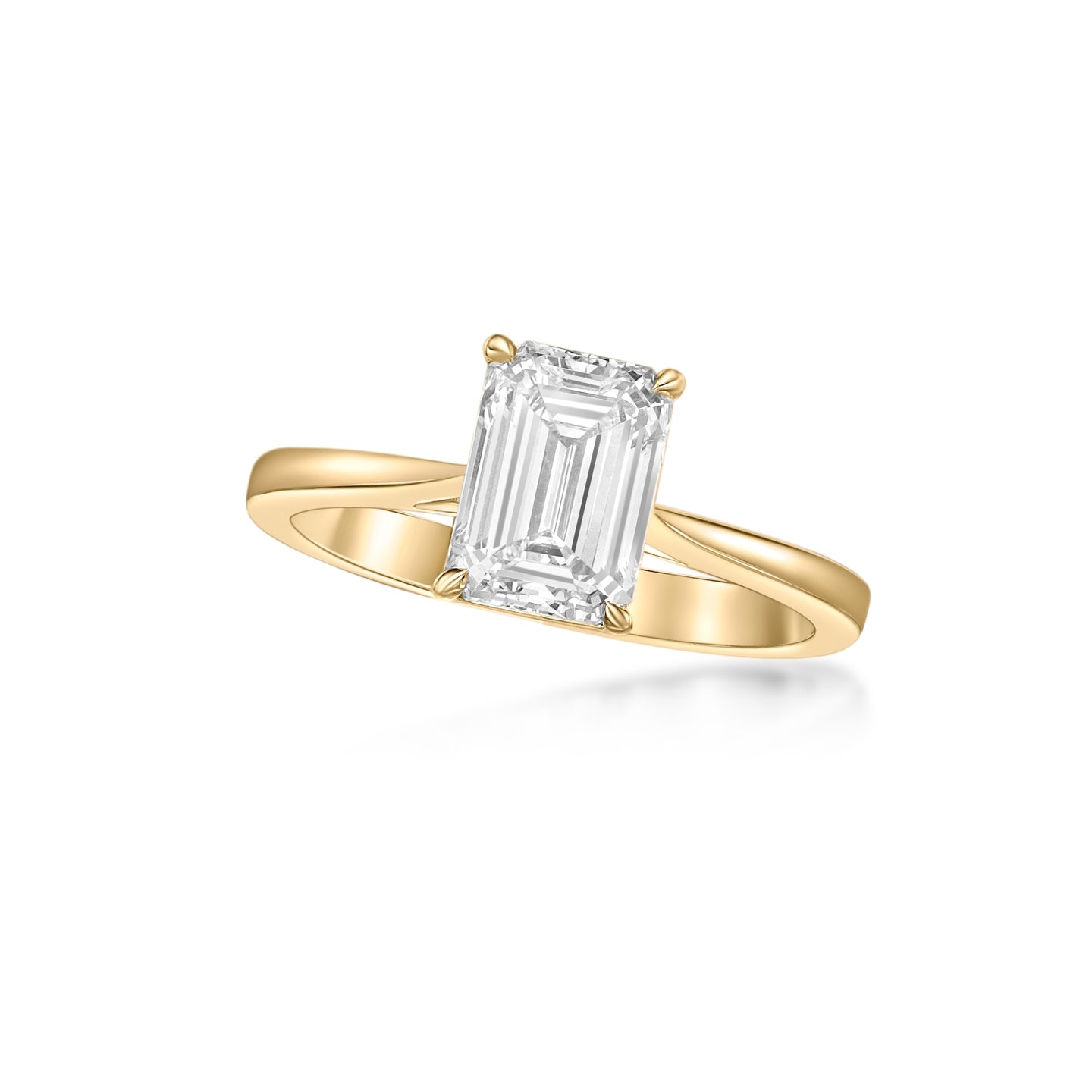 Emerald Cut Diamond Ring