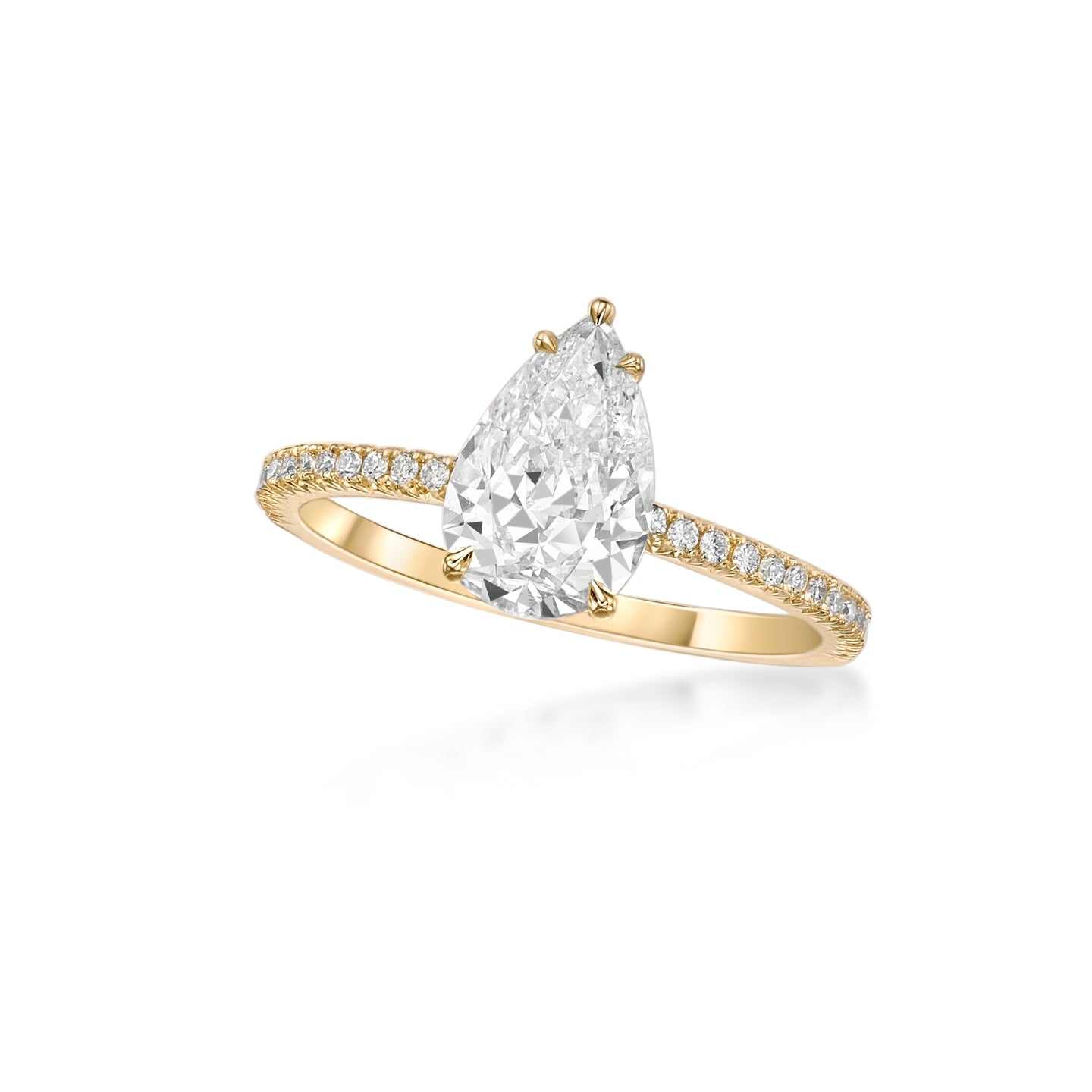 Pear Shape Diamond Ring