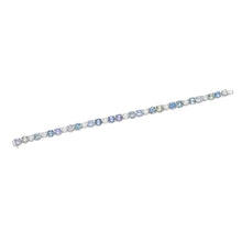 Load image into Gallery viewer, Baby's Breath Montana Sapphires Diamond Bracelet
