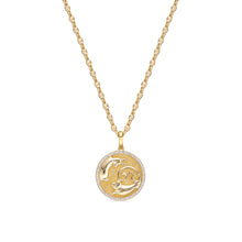 Load image into Gallery viewer, Double-Sided Zodiac Diamond Necklace
