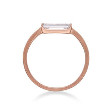 Load image into Gallery viewer, Baguette Rose Ring
