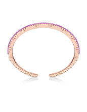 Load image into Gallery viewer, Amethyst Petal Bangle
