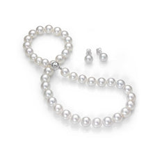 Load image into Gallery viewer, South Sea Pearl Necklace and Earrings Set
