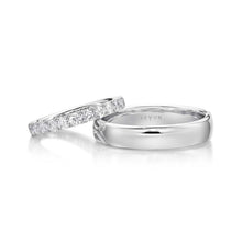 Load image into Gallery viewer, Diamond Wedding Bands Set
