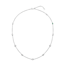 Load image into Gallery viewer, Diamond and Emerald Necklace
