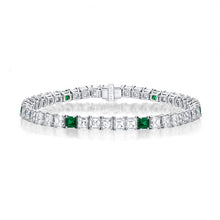 Load image into Gallery viewer, Diamond Emerald Bracelet
