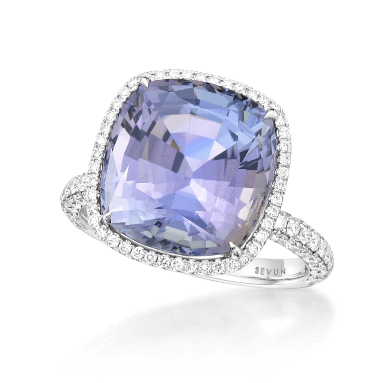 Diamond Tanzanite Ring